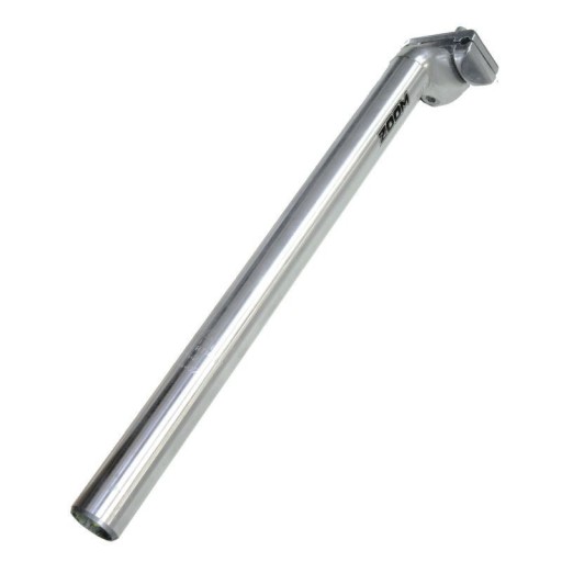 sztyca ZOOM 27,2 ALU 40 cm z jarzmem SREBRNA C-212