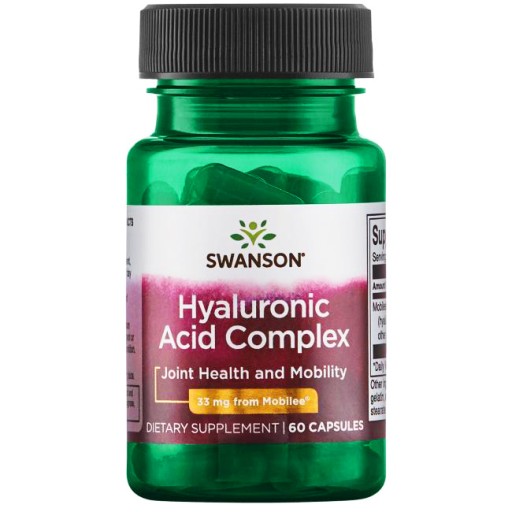 SWANSON Hyal-Joint KWAS HIALURONOWY KOMPLEKS 33mg kolagen STAWY