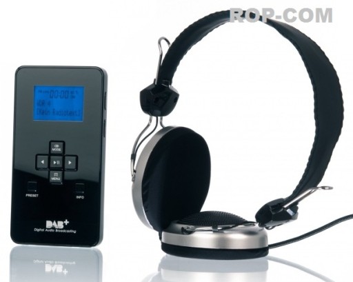 Radio Cyfrowe DAB+Dual 3SD Karta 4GB Słuchawki