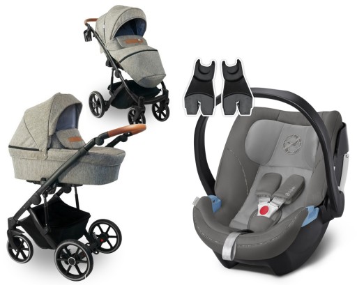 BEXA LINE 2.0 wózek 3w1 Cybex Aton 5