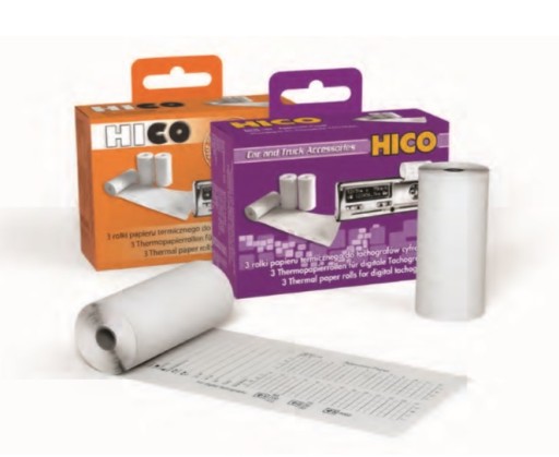 TERMOPAPIER ROLKI DO TACHOGRAFU PAPIER TACHO