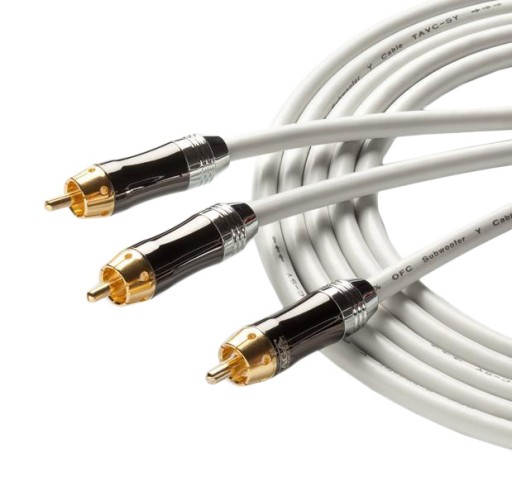 Taga Harmony 5m kabel do subwoofera typu Y 2RCA-1R