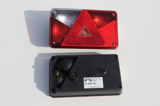 LAWETA PRZYCZEPA LAMPA TYŁ LEWA TYLNA ASPOCK ZESPO