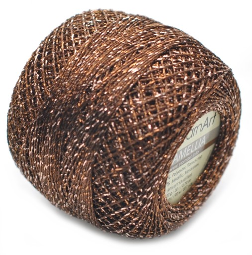 YarnArt kordonek CAMELLIA METALIK kolor 422