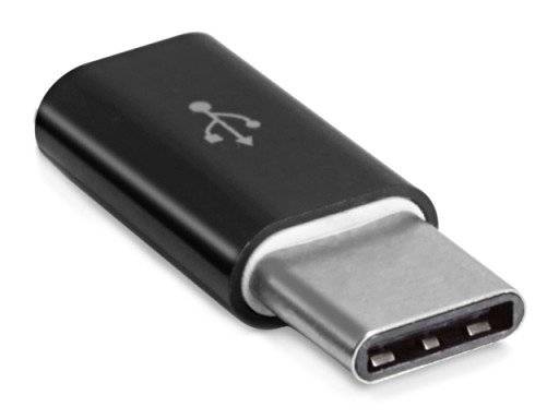 Adapter USB-C USB2.0 HighSpeed 480Mb/s C/wtyk-mikroB/gniazdo