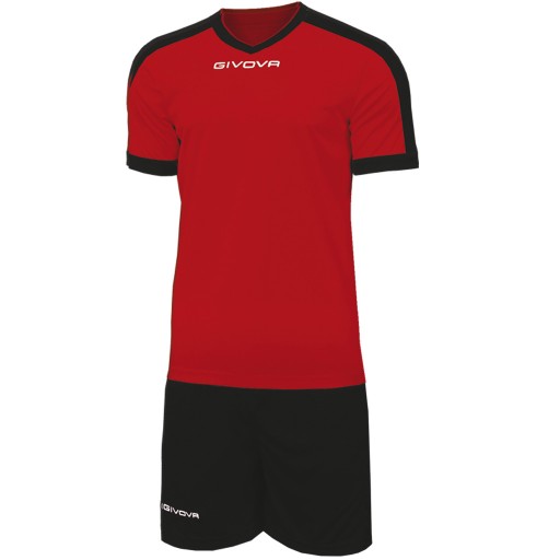 Strój Givova Kit Revolution czerwono/czarny r.XL