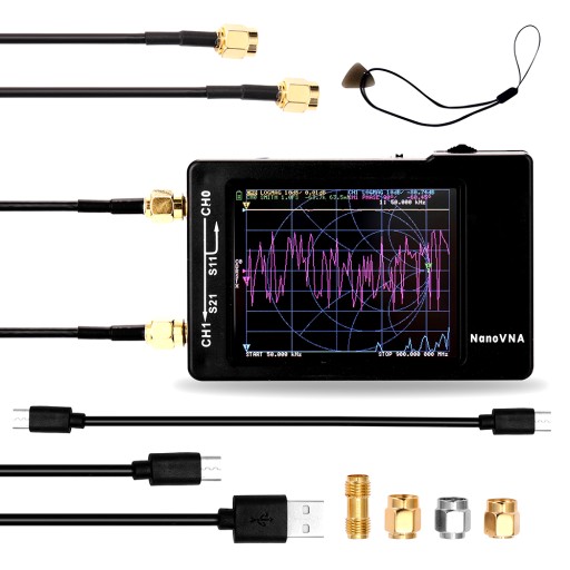 NanoVNA miernik SWR analizator anten CB KF VHF UHF