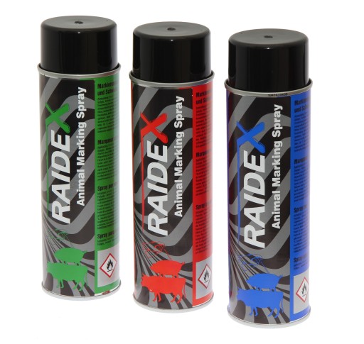 Spray Raidex farba do znakowania zwierząt 400ml