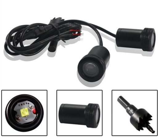 LED LOGO PROJEKTOR HD 3D DRZWI WSZYSTKIE FORD 2szt