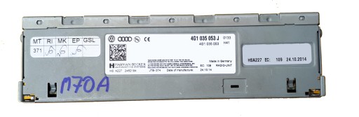TUNER RADIA MMI 3G AUDI A6 A7 4G0035053J DOPISZĘ