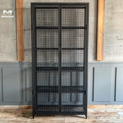 SZAFA METALOWA LOFT METALFUN Witryna Garderoba