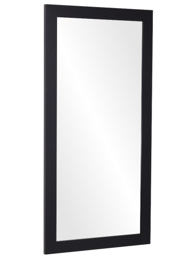 LUSTRO w ramie 140x60 RAMA CZARNA, CZARNE + gratis