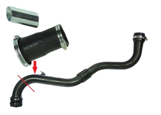 RURA WĄŻ TURBO INTERCOOLERA RENAULT MEGANE 1.5 DCI
