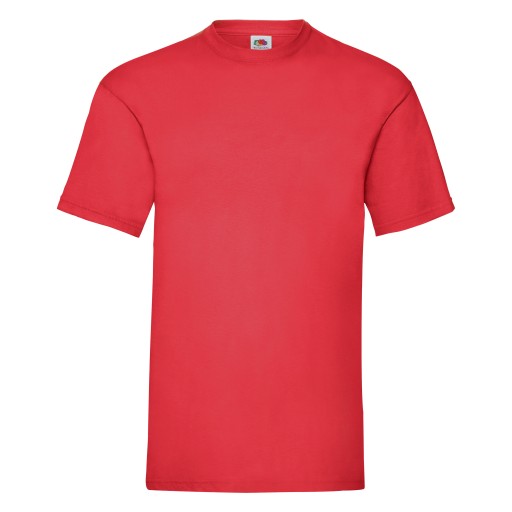 KOSZULKA T-SHIRT - FRUIT VALUEWEIGHT red L