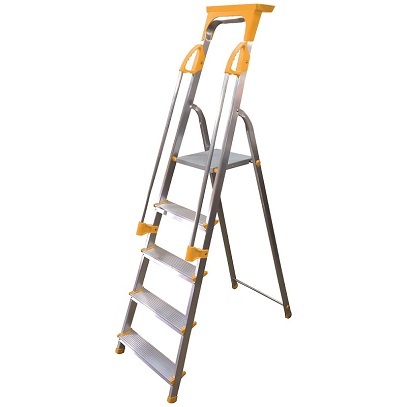 Drabina domowa Z PORĘCZAMI 5 stopniowa DRABEST 150