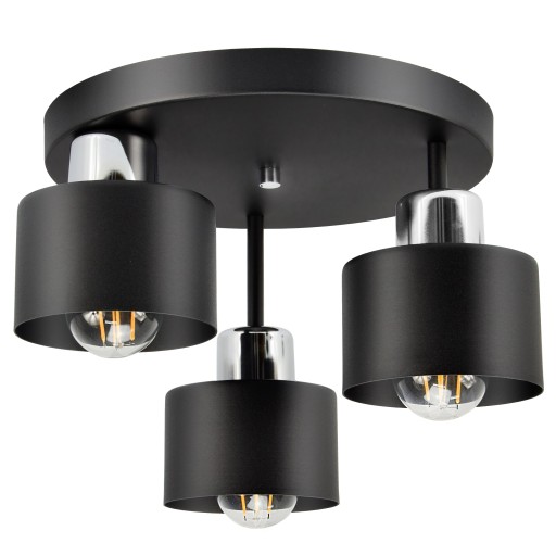 LAMPA WISZĄCA SUFITOWA ŻYRANDOL PLAFON CHROM LED