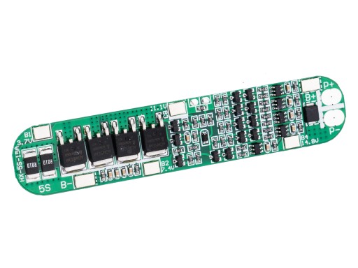 Moduł zabezpieczający 5S 15A 21V BMS/PMS Li-ion