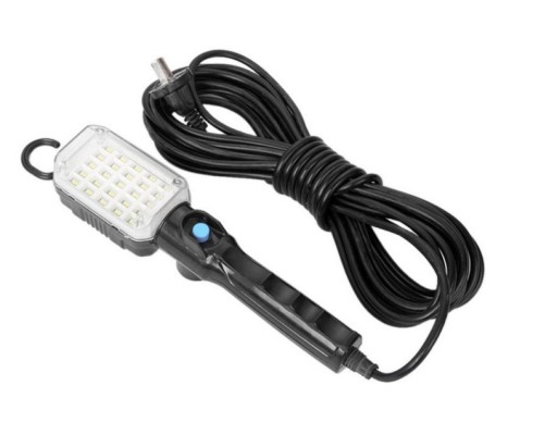 LAMPA LATARKA GARAŻOWA WARSZTATOWA 25 LED COB 10m