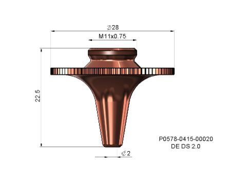 Precitec Dysza DE DS 2.0 P0578-0415