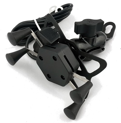 ŁADOWARKA MOTOCYKLOWA USB 2A UCHWYT