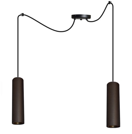 LAMPA TUBA PAJĄK 2 WISZĄCA SUFITOWA NOWOCZESNA4kol
