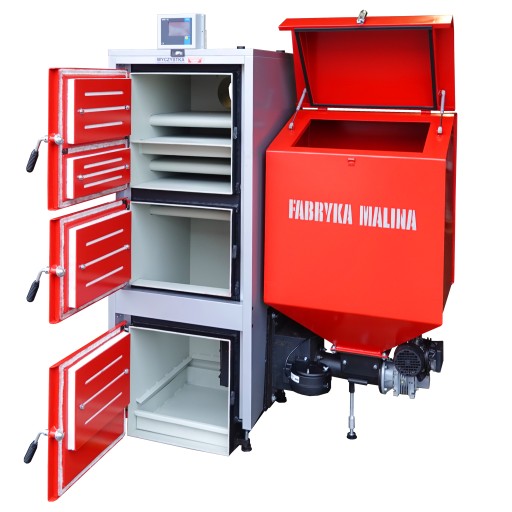 KOTŁY 30 KW PIECE PODAJNIKIEM GROSZEK 5 KLASA LAN