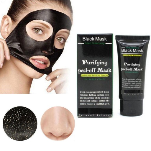 BLACK MASK CZARNA MASKA PEEL-OFF ZASKÓRNIKI WĄGRY