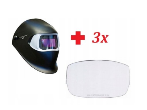 Przyłbica spawalnicza maska Speedglas 100V +3 szyb