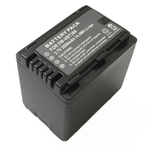 Akumulator Bateria VW-VBT380 do PANASONIC VW-VBT190 HC-VXF1 HC-VX1 -5200mAh