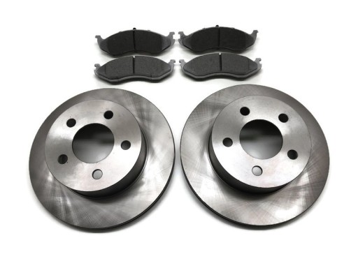 Tarcza x2 + klocki przód Jeep Grand Cherokee 93-98