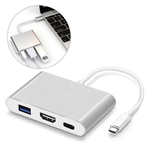 Adapter HUB USB-C 3.1 do USB 3.0 HDMI USB-C