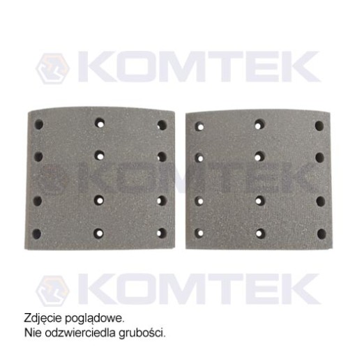 Okładzina hamulcowa Sisu bęben 414 szerokość 180mm