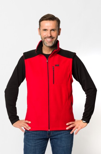 KAMIZELKA MĘSKA Z POLARU - JAKOŚĆ! 420g/m2- XL