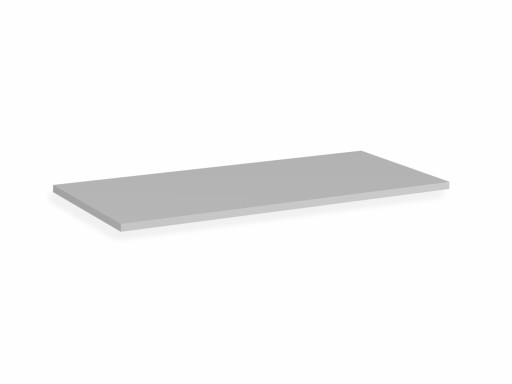 SZARA PÓŁKA Z PŁYTY MEBLOWEJ 90 CM x 40 CM