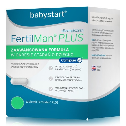 FertilMan PLUS 30 tabl - POPRAWIA JAKOŚĆ NASIENIA