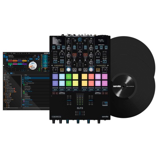 Reloop ELITE mikser DVS SERATO + 2x vinyl