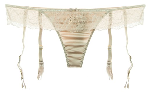 INTIMISSIMI stringi brazyliany beż jedwab pas S