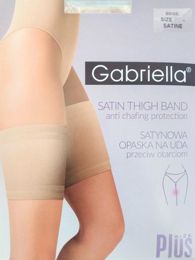OPASKA NA UDA PRZECIW OTARCIOM SATYNOWA BEIGE 1/2