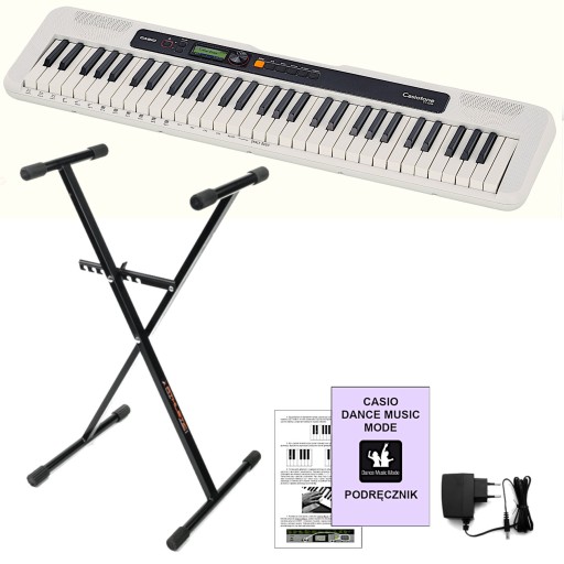 CASIO CT-S200 WE Mobilny keyboard ze Statywem