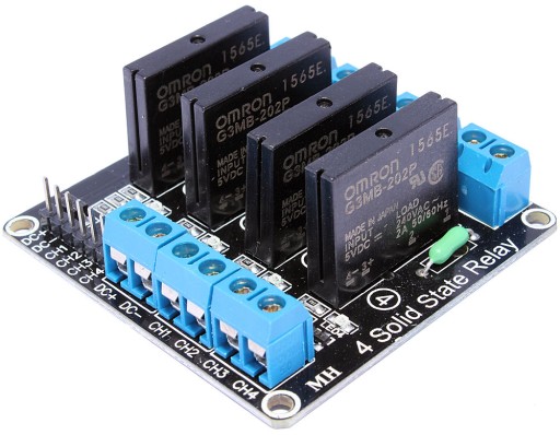 Przekaźnik SSR ARDUINO 4 Kanały Wysoki Stan