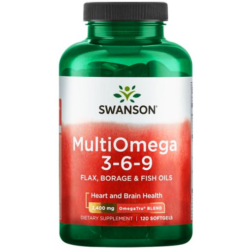 SWANSON Multi Kwasy OMEGA 3-6-9 Serce ODPORNOŚĆ