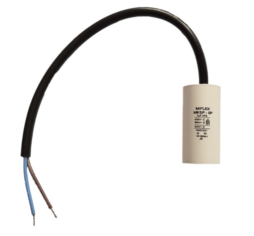 Kondensator rozruchowy silnika 3uF 450V MIFLEX k.