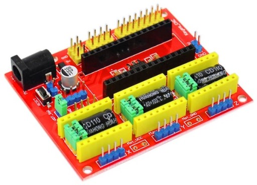 PŁYTKA Sterownik CNC dla modułu Arduino Nano ...Shield v4 A4988