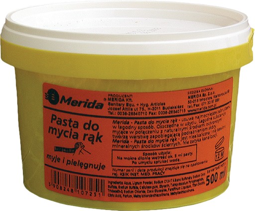 MERIDA Pasta do mycia rąk mocne zabrudzenia 500 ml