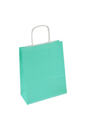 TORBY TORBA PAPIEROWA 240x100x320 ZIELONY PASTEL