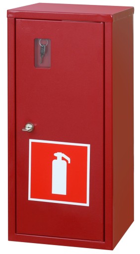SZAFKA OCHRONNA NA GAŚNICE NADTYNKOWA 25x55x25