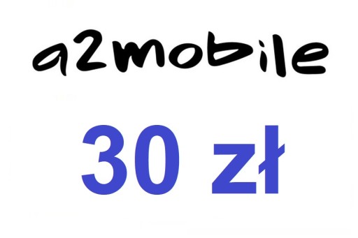 Doładowanie a2 mobile 30 zł Kod doładowania a2m