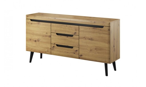 Nordi Komoda 160 Dąb Naturalny Styl Skandynawski