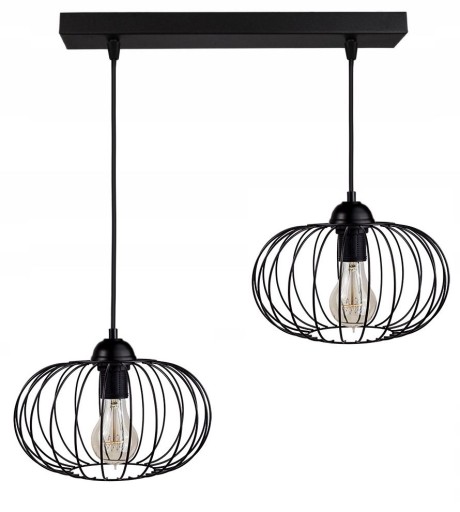 LAMPA WISZĄCA ŻYRANDOL PLAFON RETRO EDISON LED