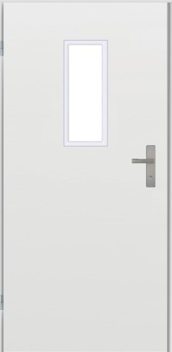 Drzwi zewnętrzne uniwersalne UR-03 białe 80L